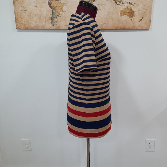 Vtg 60s fitted zipper back top - Leslie Pennington brand - Picture 2 of 9